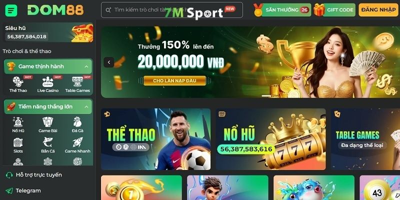 Nhà cái DOM88 - Sân chơi cá cược trực tuyến rất được ưa chuộng